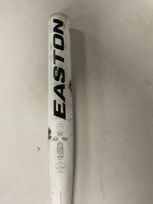 Vist Large View of Product Image Which is Used Easton GHOST UNLIMITED 2023 BB/SB Fastpitch Bat 33"