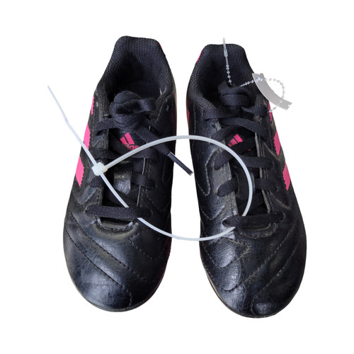 Vist Large View of Product Image Which is Used Adidas SOCCER CLEATS 11Y Soccer Cleats Black Youth 11.0