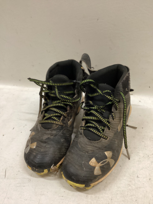 Vist Large View of Product Image Which is Used Under Armour BH BB/SB Cleats Black Junior 04.5