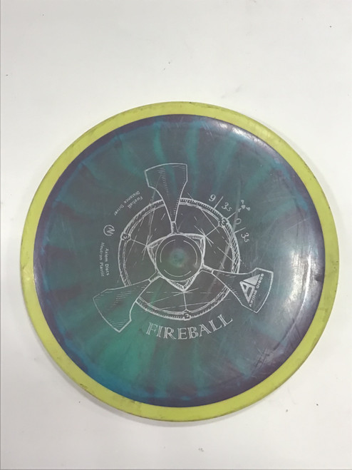 Vist Large View of Product Image Which is Used Axiom NEUTRON FIREBALL Disc Golf Driver Green 172g