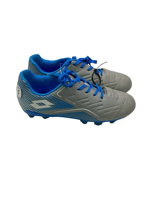 Vist Large View of Product Image Which is Used Lotto Soccer Cleats Grey Junior 05