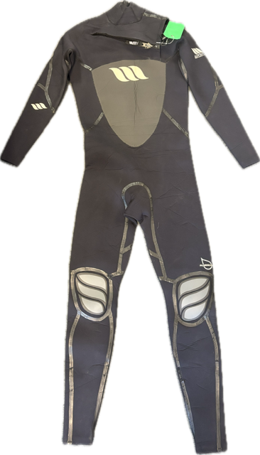 Vist Large View of Product Image Which is Used West LOTUS 3/2 FLUID SEAMS Mens Full Suit Black MD Tall