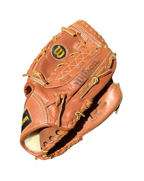 Vist Large View of Product Image Which is Used Wilson GLOVE BB/SB Glove RH Throw Brown 11"