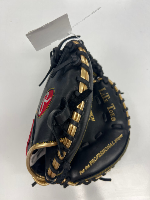 Vist Large View of Product Image Which is Used Rawlings R9 BB/SB Catchers RH Throw Black 28"