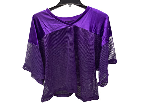 Vist Large View of Product Image Which is Used PURPLE PRACTICE JERSEY FB Top Adult Purple LG