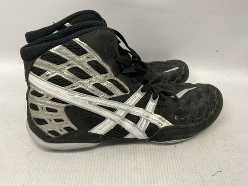 Vist Large View of Product Image Which is Used Asics SPLIT SECOND Wrestling Shoes Black Senior 8