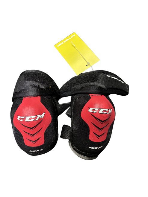 Vist Large View of Product Image Which is Used CCM QUICKLITES Youth Elbow Pads MD