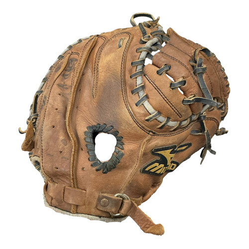 Vist Large View of Product Image Which is Used Mizuno POWER CLOSE BB/SB Catchers RH Throw Brown 31 1/2"