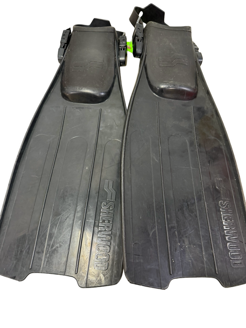 Vist Large View of Product Image Which is Used SHERWOOD Scuba Dive Fins Black