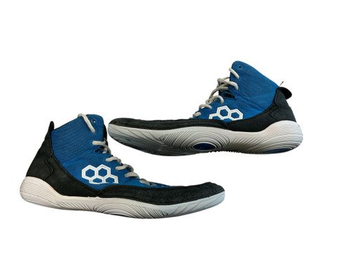 Vist Large View of Product Image Which is Used Rudis Wrestling Shoes Royal Blue Senior 9