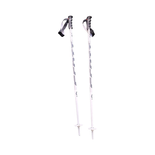 Vist Large View of Product Image Which is Used Scott S3 JR SKI POLES 95CM/38IN Boys DH Ski Pole White 95 cm / 38 in