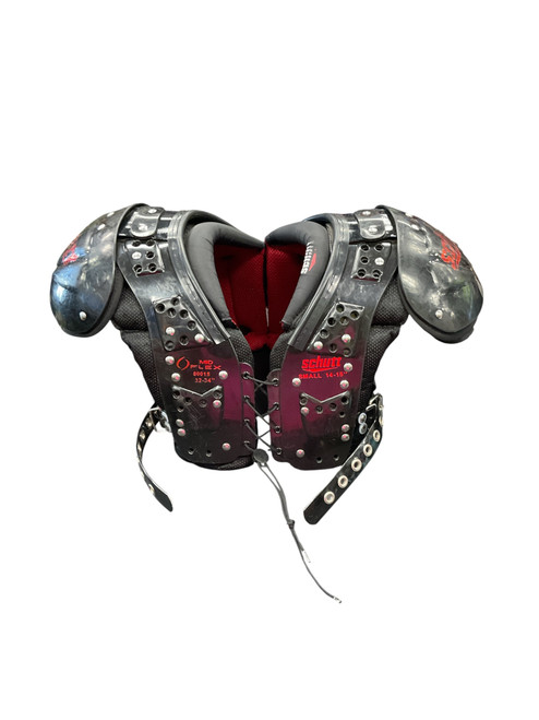 Vist Large View of Product Image Which is Used Schutt MID FLEX FB Shoulder Pads Black SM