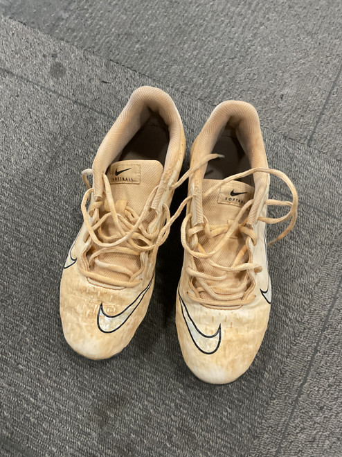Vist Large View of Product Image Which is Used Nike SOFTBALL BB/SB Cleats White Senior 8
