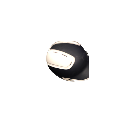 Vist Large View of Product Image Which is Used Mizuno WHITE BLUE HELMET Batting Helmet No Mask Navy Blue SM
