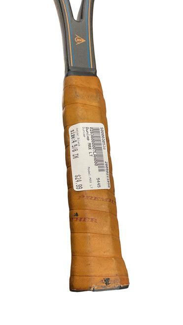Vist Large View of Product Image Which is  Dunlop MAX LT Adult Tennis Racquet Black 4 5/8"