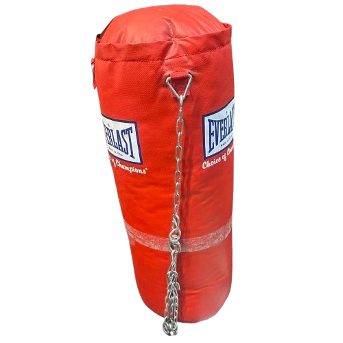 Vist Large View of Product Image Which is Used Everlast CHOICE OF CHAMPIONS Boxing Heavy Bag Red 50 lb