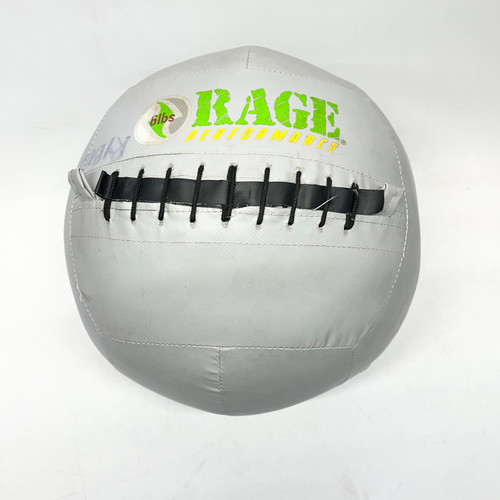 Vist Large View of Product Image Which is Used Rage Fitness Supply Medicine Ball Grey 6 lb
