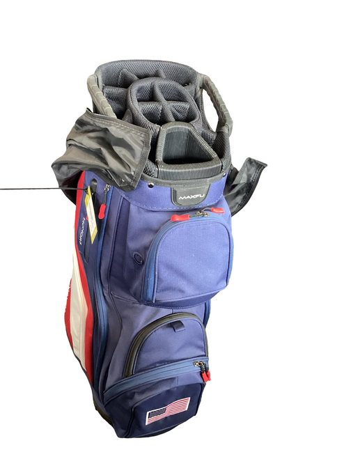 Vist Large View of Product Image Which is Used Maxfli HONORS RED/BLUE BAG Mens Stand Bag Navy Blue And Red