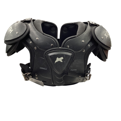 Vist Large View of Product Image Which is Used Xenith FLYTE FB Shoulder Pads Black MD