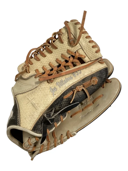 Vist Large View of Product Image Which is Used 44 PRO SIGNATURE SERIES Baseball/Softball Glove Right Hand Throw Tan 11 3/4"