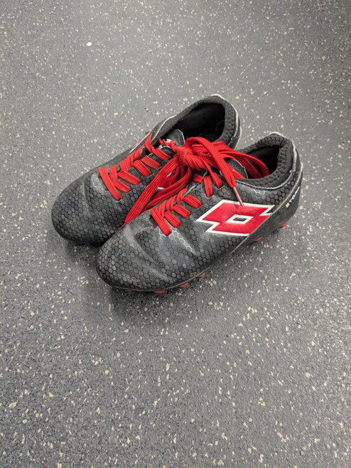 Vist Large View of Product Image Which is Used Lotto STORM Soccer Cleats Black Junior 01