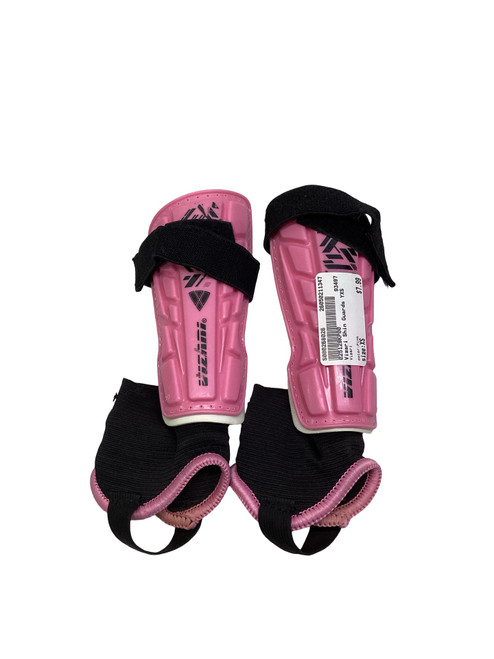 Vist Large View of Product Image Which is Used Vizari Soccer Shin Guards Junior Pink SM