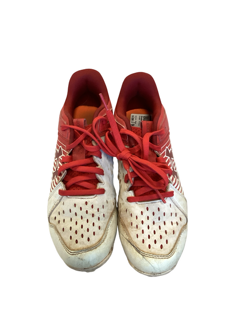 Vist Large View of Product Image Which is Used Under Armour LEADOFF BB/SB CLEATS Baseball/Softball Cleats Red Junior 04