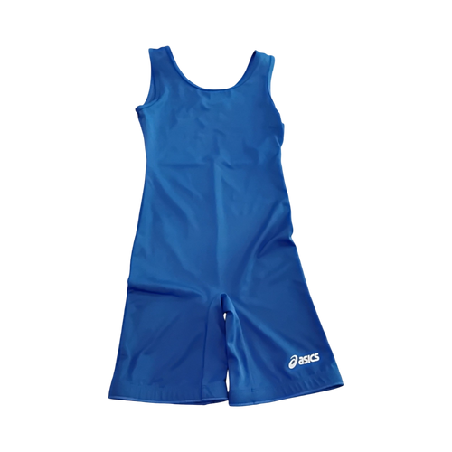 Vist Large View of Product Image Which is Used Asics Wrestling Singlet Royal Blue SM