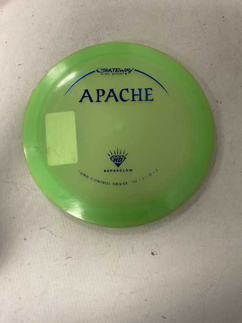 Vist Large View of Product Image Which is Used Gateway SUPERGLOW APACHE Disc Golf Driver Green