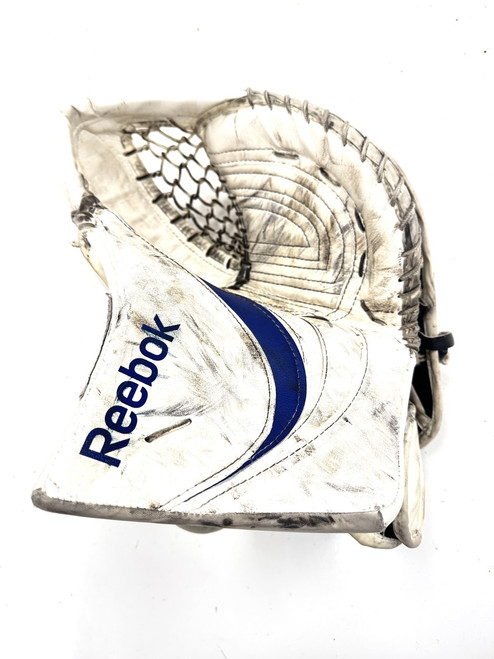 Vist Large View of Product Image Which is Used Reebok PREMIER SERIES 3 Senior Goalie Catcher White