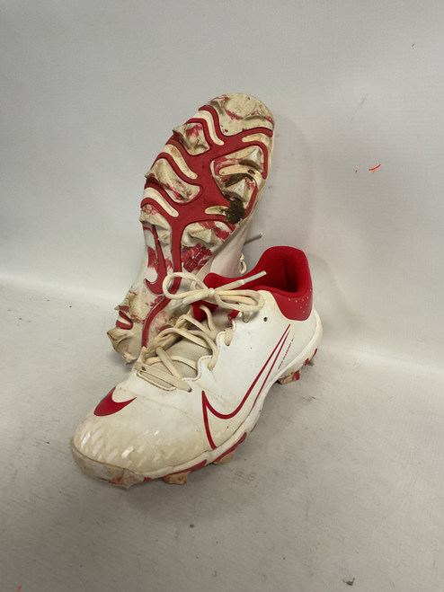 Vist Large View of Product Image Which is Used Nike DIAMOND BB/SB Cleats Cardinal And White Senior 6
