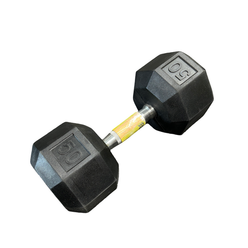 Vist Large View of Product Image Which is Used Hex Dumbbell (Each) 50 lb