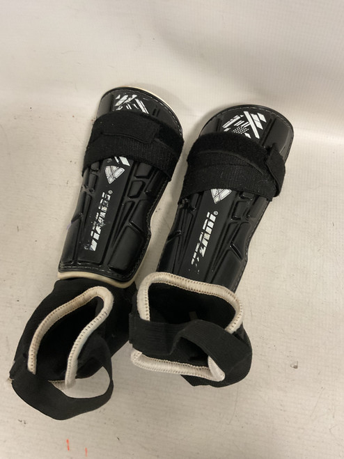 Vist Large View of Product Image Which is Used Adidas Soccer Shin Guards Junior Black XS