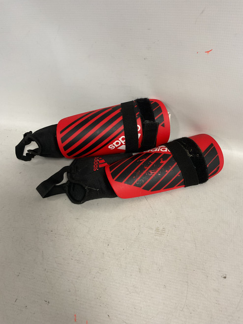Vist Large View of Product Image Which is Used Adidas Soccer Shin Guards Junior Black LG