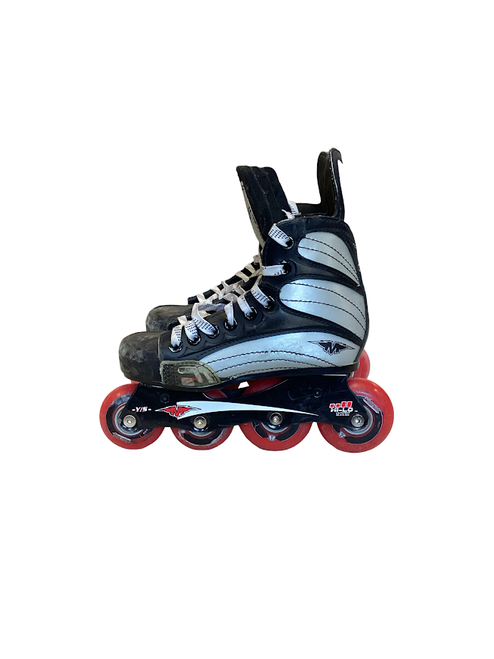 Vist Large View of Product Image Which is Used Mission ROLLERSKATES Child Roller Quad Skates Black Youth 12.0