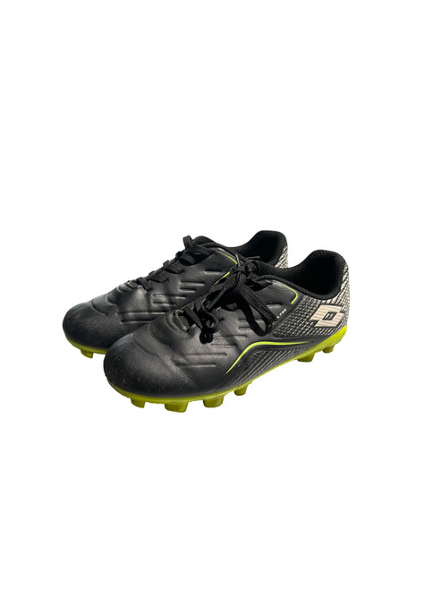 Vist Large View of Product Image Which is Used Lotto Soccer Cleats Black Youth 12.0