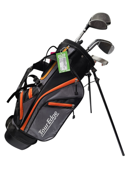 Vist Large View of Product Image Which is Used Tour Edge HL-J Jr Package Set RH 5 Clubs with Bag