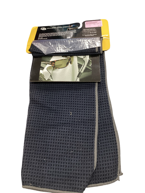 Vist Large View of Product Image Which is Used Club Glove CADDY TOWEL Golf Accessory Black