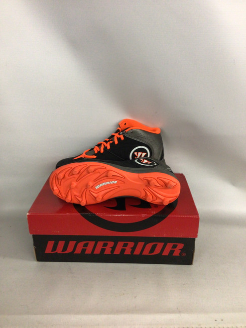 Vist Large View of Product Image Which is Used Warrior LAX Cleats Boys Black Junior 03