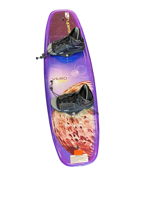 Vist Large View of Product Image Which is Used Hyperlite VERO 143 Wakeboard Purple 143 cm
