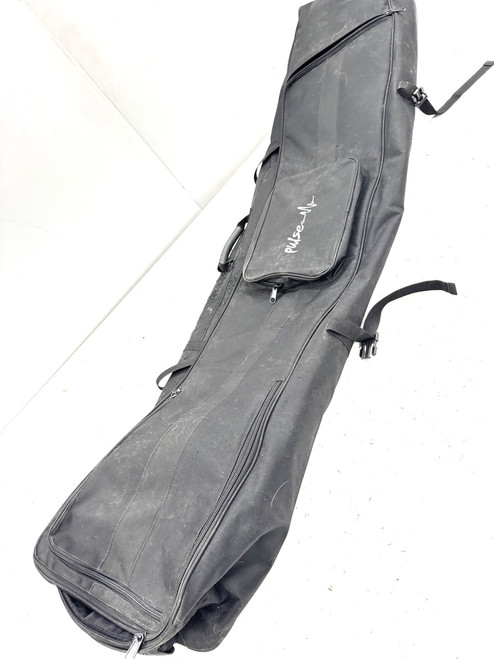 Vist Large View of Product Image Which is Used Wheeled Snowboard Bag Black