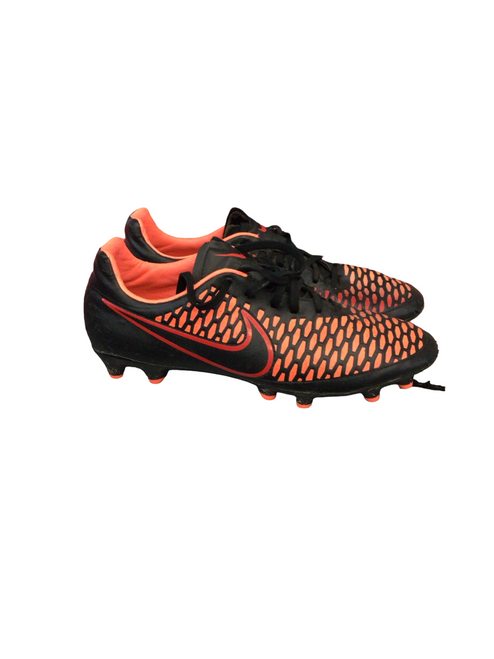 Vist Large View of Product Image Which is Used Nike Soccer Cleats Orange Senior 8.5