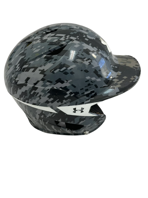 Vist Large View of Product Image Which is Used Under Armour UABH2-100 Batting Helmet No Mask Grey