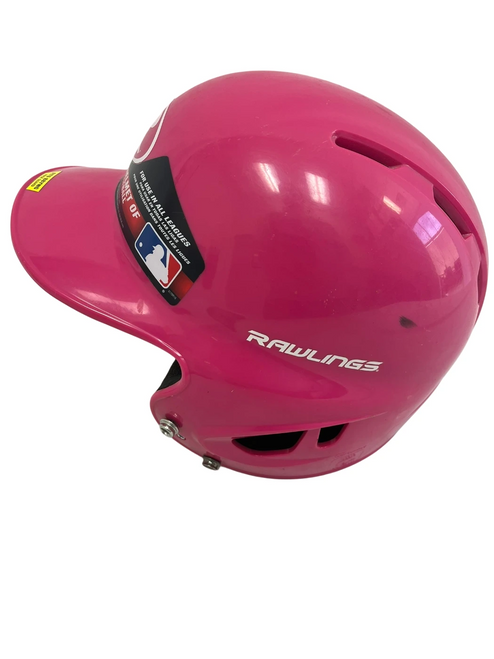 Vist Large View of Product Image Which is Used Rawlings MLTBH-R1 Tee Ball Batting Helmet Pink  