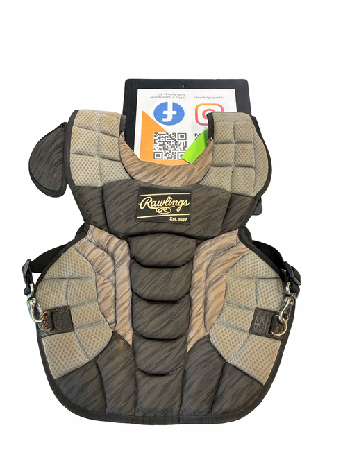 Vist Large View of Product Image Which is Used Rawlings RAWLING CHEST PROTECTOR Catchers Chest Protector Black Intermed