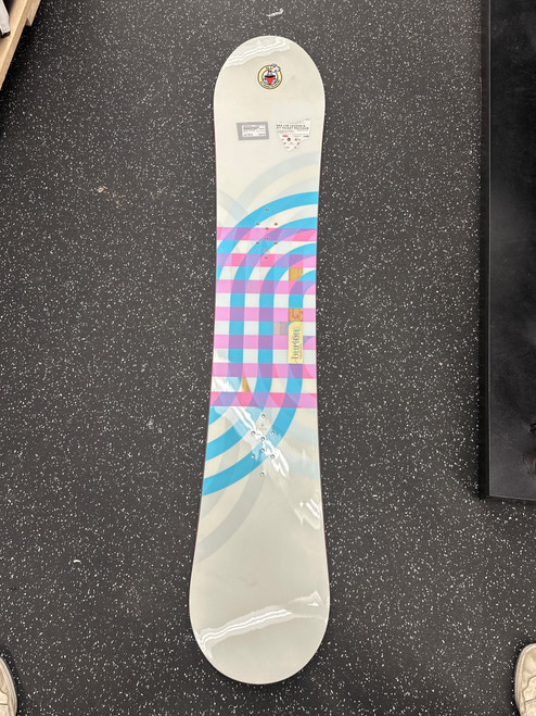 Vist Large View of Product Image Which is Used Burton FEATHER Womens Snowboard Only White 149 cm
