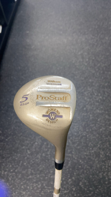 Vist Large View of Product Image Which is Used Wilson PROSTAFF WOMENS DESIGN Womens Fairway Wood RH 5 Wood