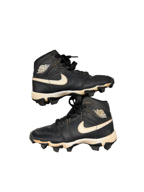 Vist Large View of Product Image Which is Used Nike AIR JORDAN BB/SB Cleats Black Youth 13.0