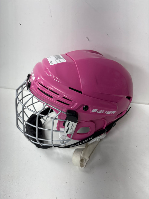 Vist Large View of Product Image Which is Used Bauer 2100 Helmet Cage Combo Pink XS