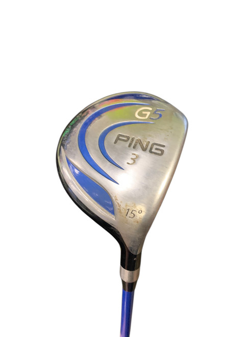 Vist Large View of Product Image Which is Used Ping G5 Mens Fairway Wood RH 3 Wood